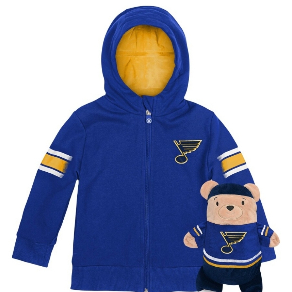 NHL St. Louis Blues]Bear with Hoodie